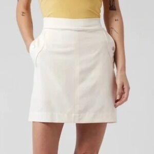 Athleta Off White Vienna‎ Cargo Skort Size 12